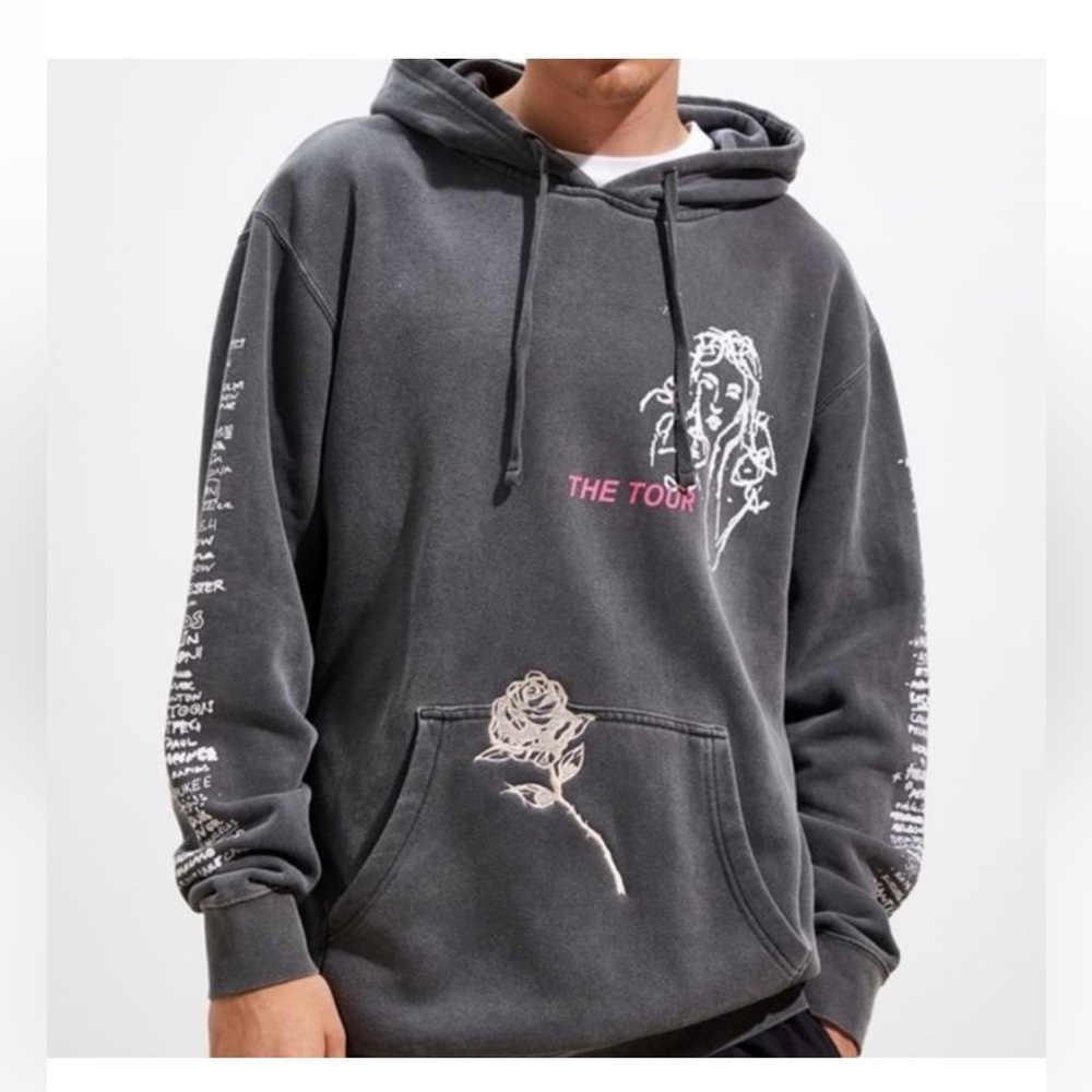 Urban Outfitters Shawn Mendes Tour Doodle Hoodie Sweatshirt